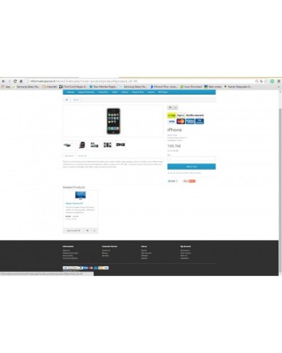 (Vqmod) Payment Image On Product And Page Footer 